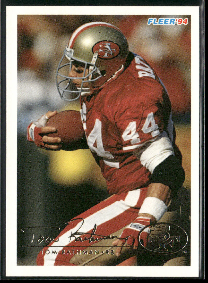 Tom Rathman 1994 Fleer #419 San Francisco 49ers