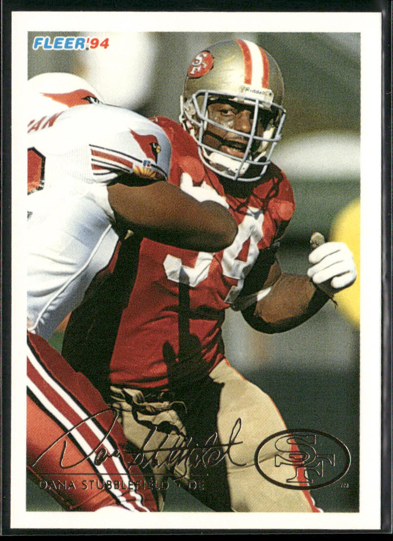 Dana Stubblefield 1994 Fleer #423 San Francisco 49ers