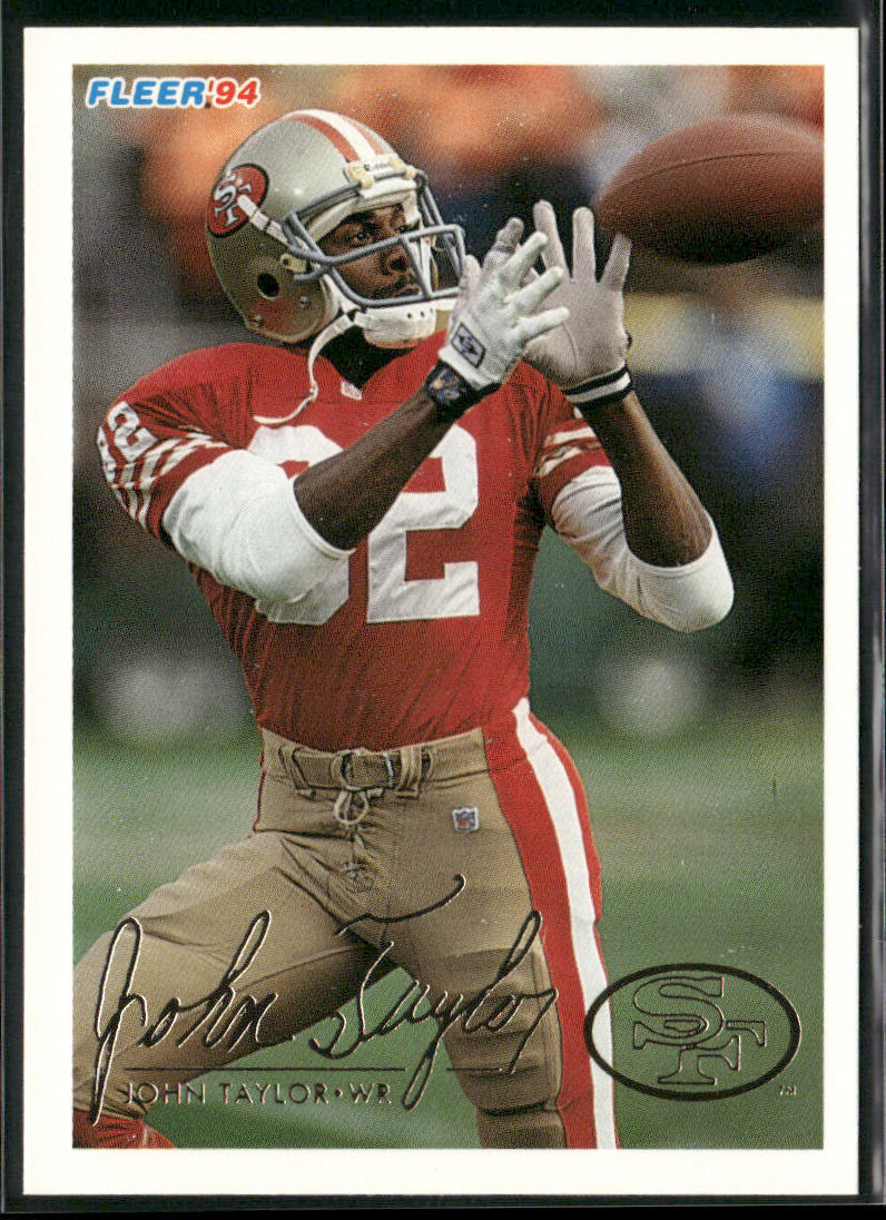 John Taylor 1994 Fleer #424 San Francisco 49ers