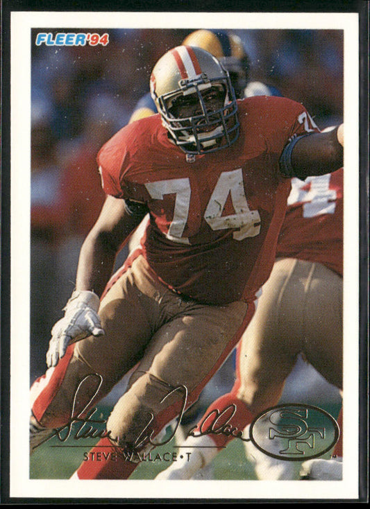 Steve Wallace 1994 Fleer #425 San Francisco 49ers
