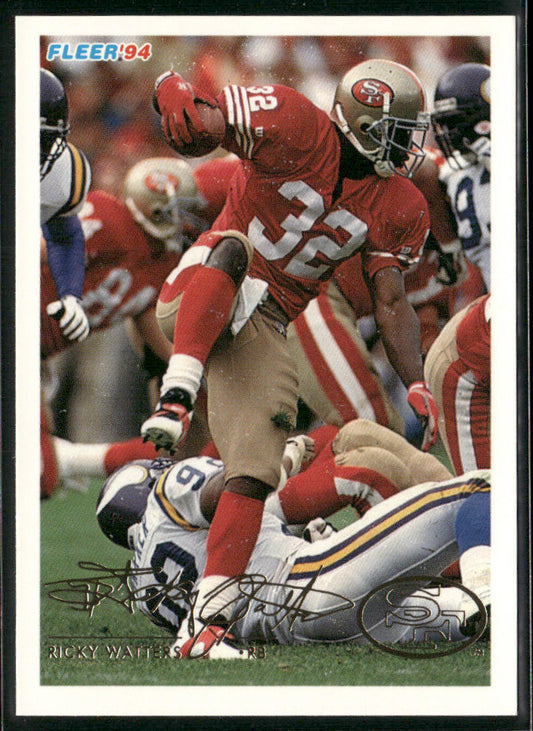 Ricky Watters 1994 Fleer #427 San Francisco 49ers