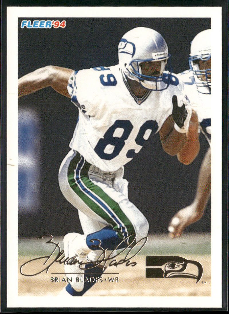 Brian Blades 1994 Fleer #433 Seattle Seahawks