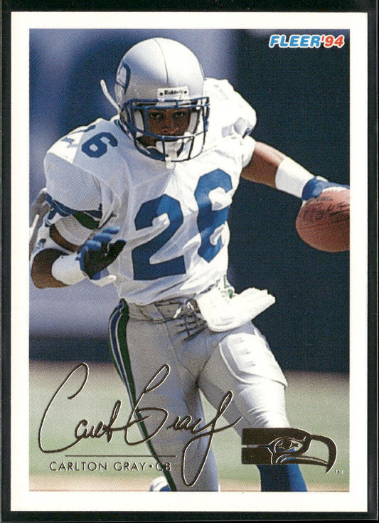 Carlton Gray 1994 Fleer #435 Seattle Seahawks