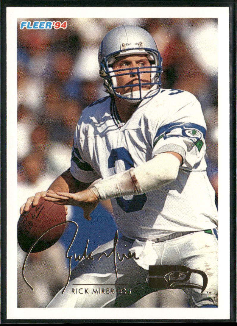 Rick Mirer 1994 Fleer #439 Seattle Seahawks