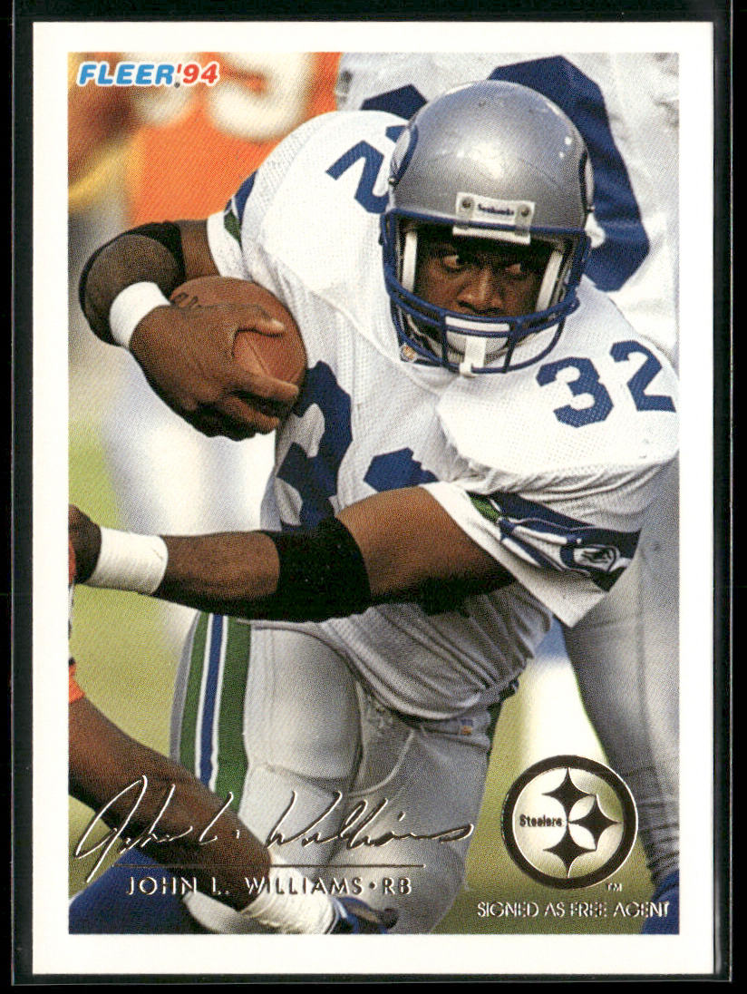 John L. Williams 1994 Fleer #445 Pittsburgh Steelers