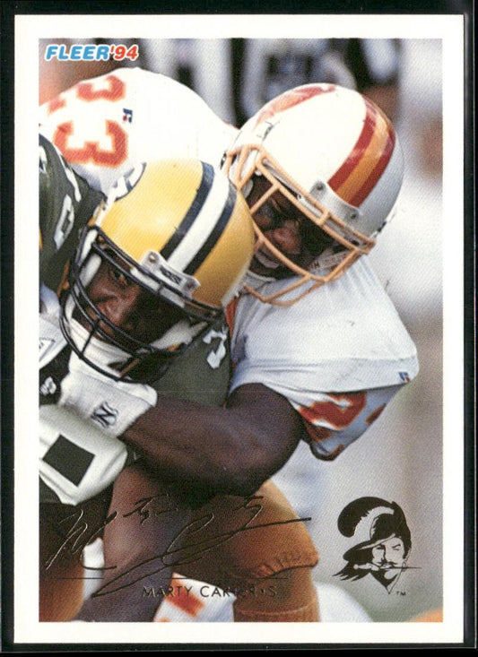 Marty Carter 1994 Fleer #447 Tampa Bay Buccaneers