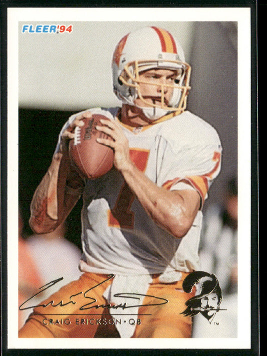 Craig Erickson 1994 Fleer #451 Tampa Bay Buccaneers