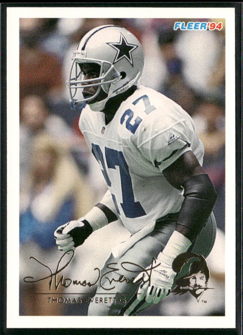 Thomas Everett 1994 Fleer #452 Tampa Bay Buccaneers