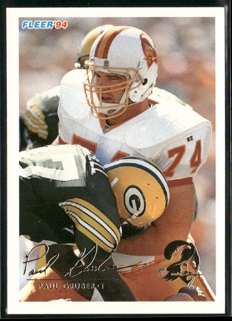 Paul Gruber 1994 Fleer #453 Tampa Bay Buccaneers