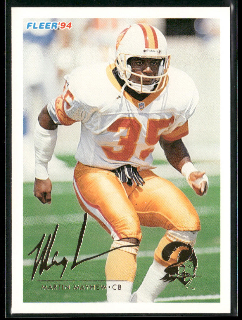 Martin Mayhew 1994 Fleer #455 Tampa Bay Buccaneers