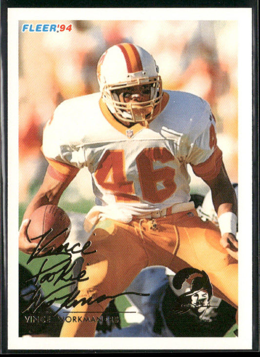 Vince Workman 1994 Fleer #458 Tampa Bay Buccaneers