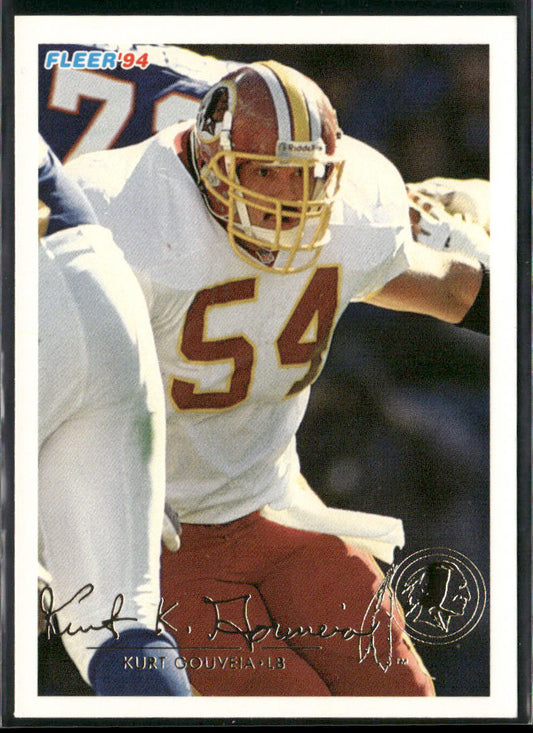 Kurt Gouveia 1994 Fleer #463 Washington Redskins