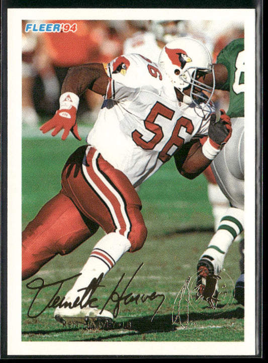 Ken Harvey 1994 Fleer #465 Washington Redskins