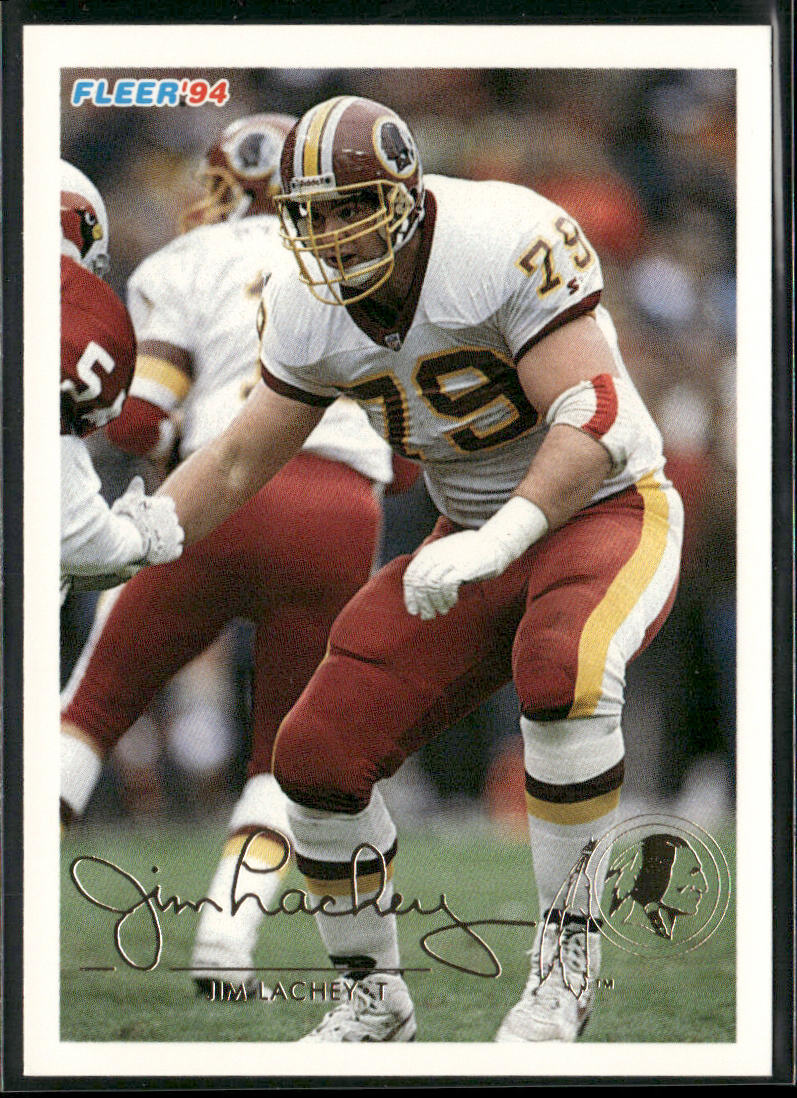 Jim Lachey 1994 Fleer #469 Washington Redskins