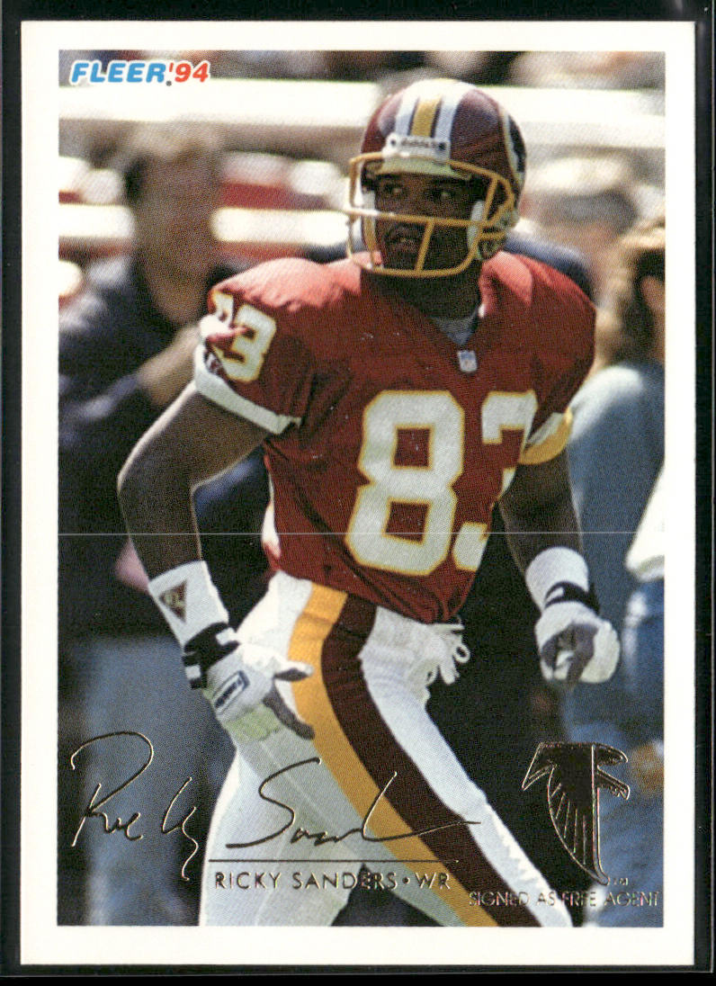 Ricky Sanders 1994 Fleer #474 Atlanta Falcons