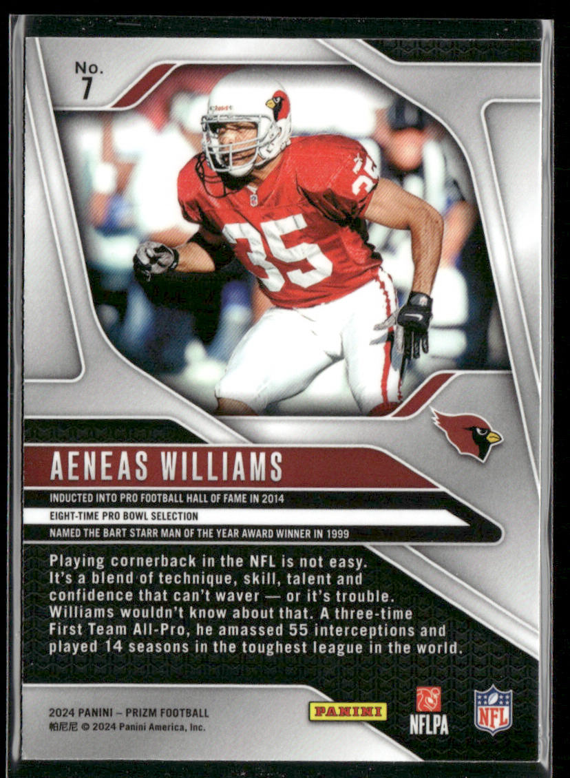 Aeneas Williams 2024 Panini Prizm #7 Arizona Cardinals