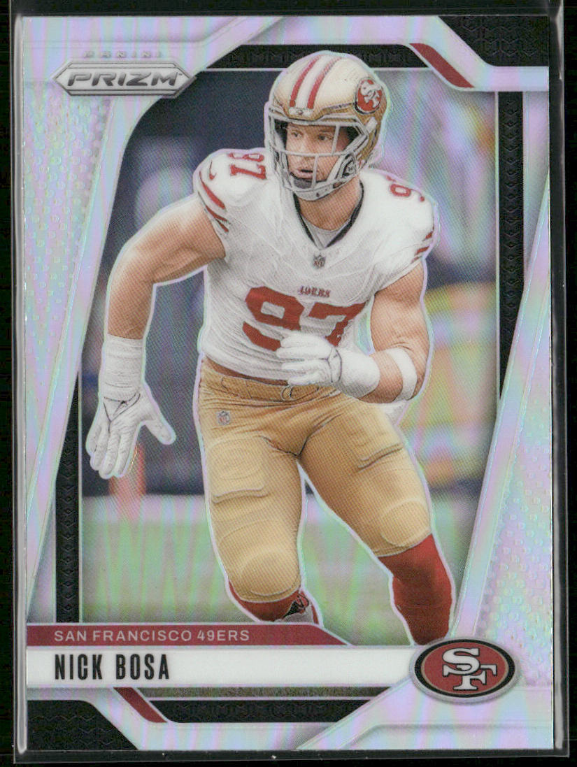 Nick Bosa 2024 Panini Prizm Silver #254 San Francisco 49ers