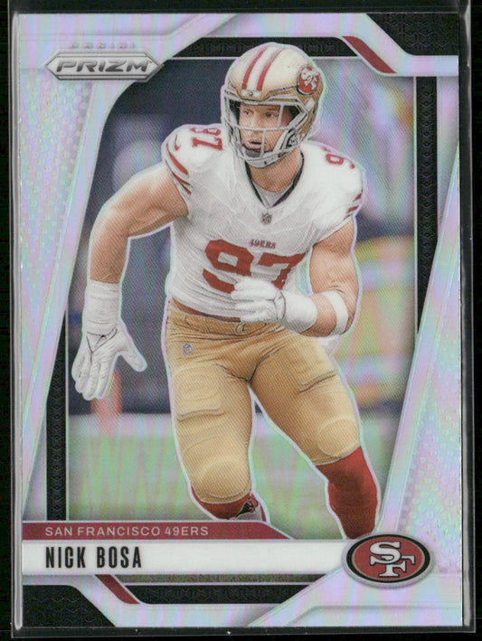 Nick Bosa 2024 Panini Prizm Silver #254 San Francisco 49ers