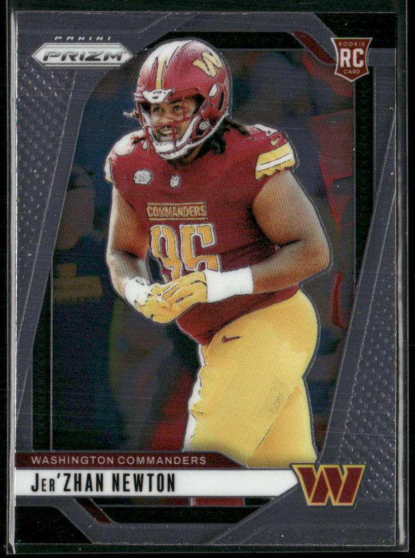 Jer'Zhan Newton 2024 Panini Prizm #351 RC Washington Commanders