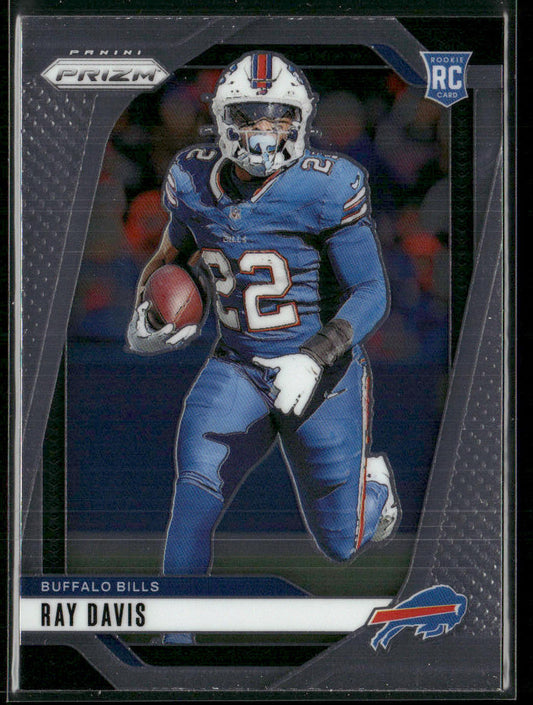 Ray Davis 2024 Panini Prizm #382 RC Buffalo Bills