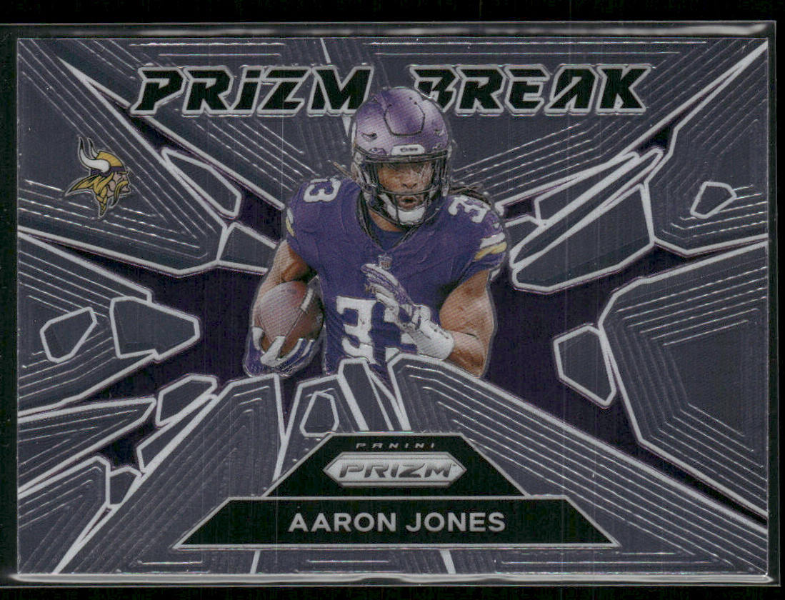 Aaron Jones 2024 Panini Prizm Prizm Break #6 Minnesota Vikings