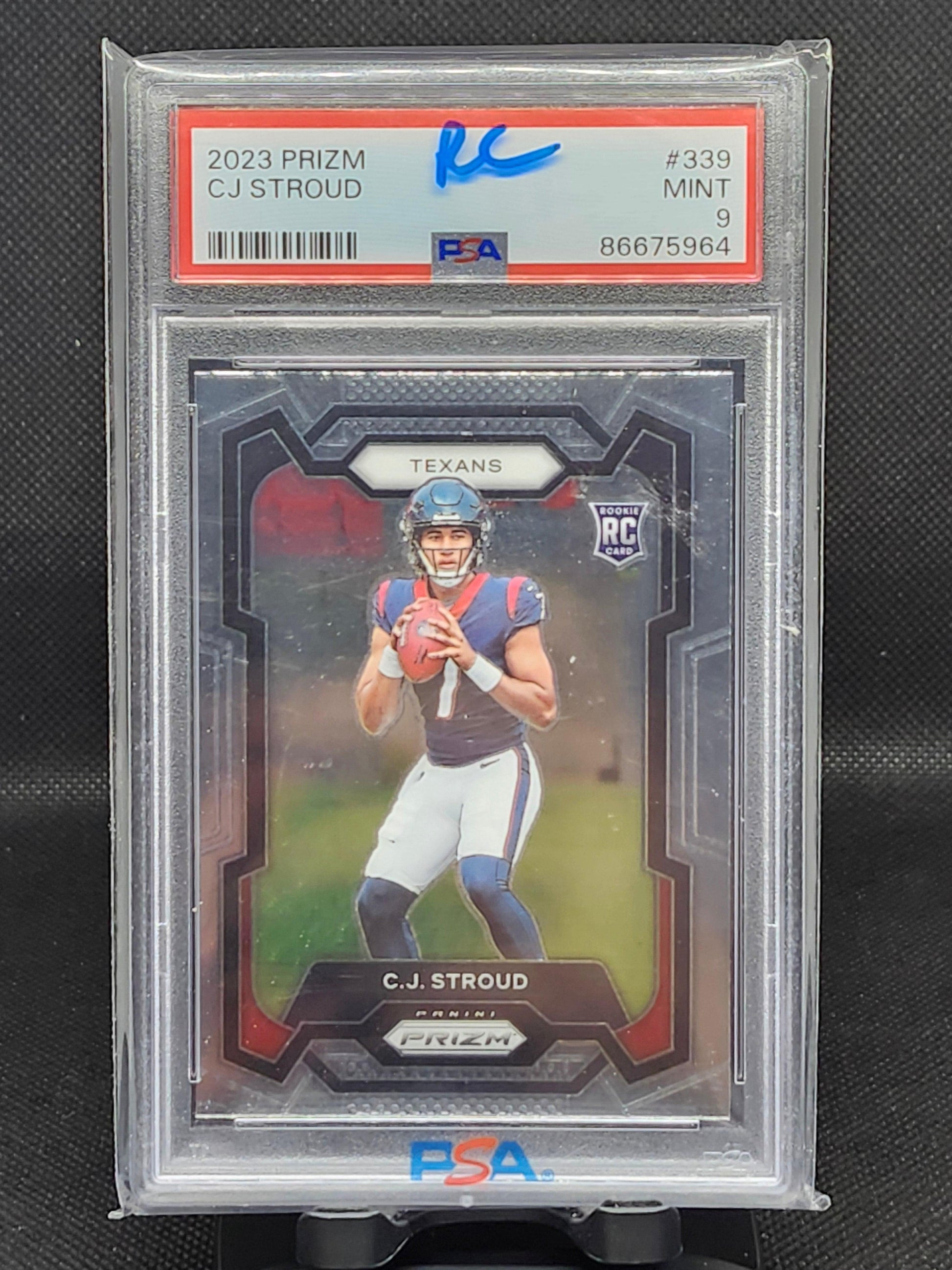 2023 Prizm CJ Stroud Base #339 Rookie RC PSA 9 Mint - Tavern Collectibles