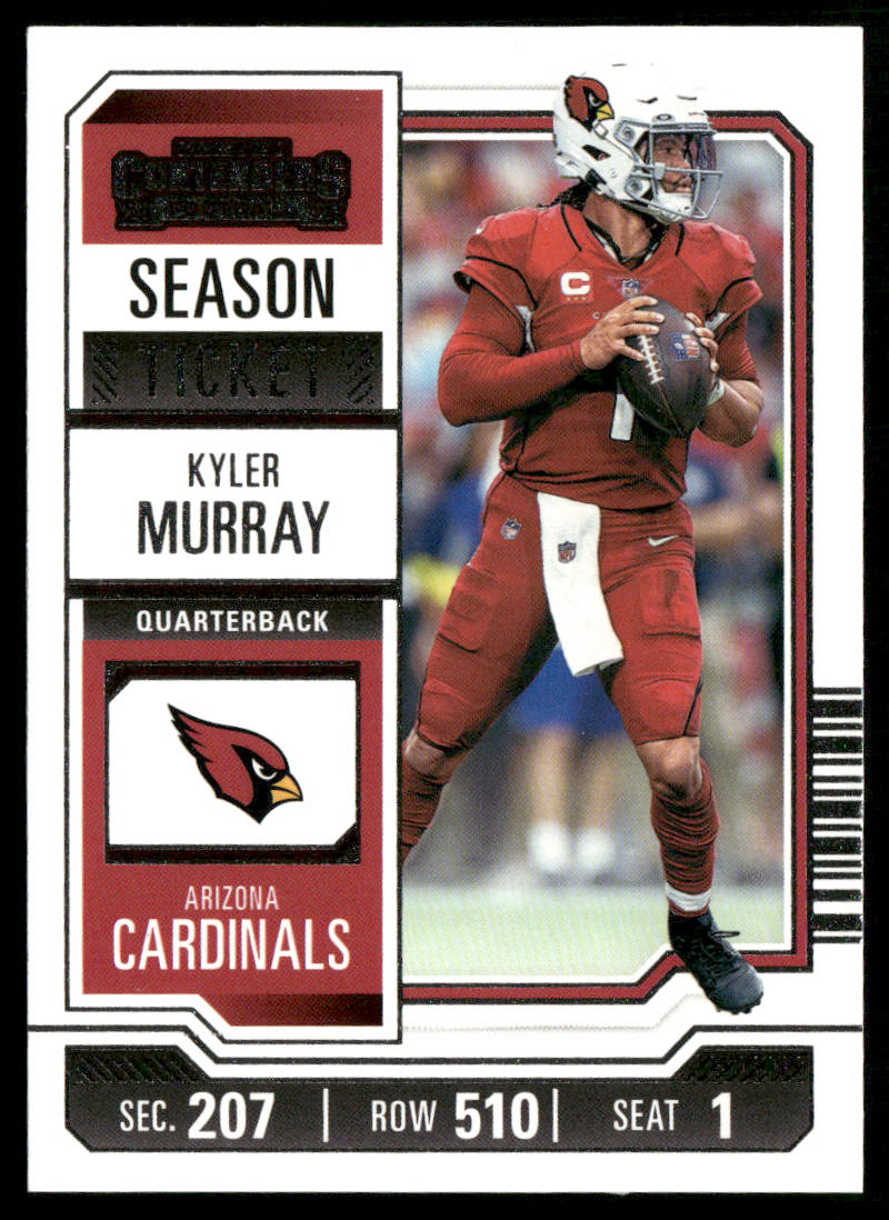 Kyler Murray 2023 Panini Contenders Season Ticket Retail #3 Arizona Cardinals