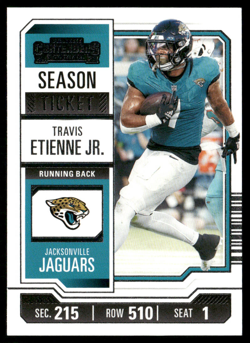 Travis Etienne Jr. 2023 Panini Contenders Season Ticket Retail #47