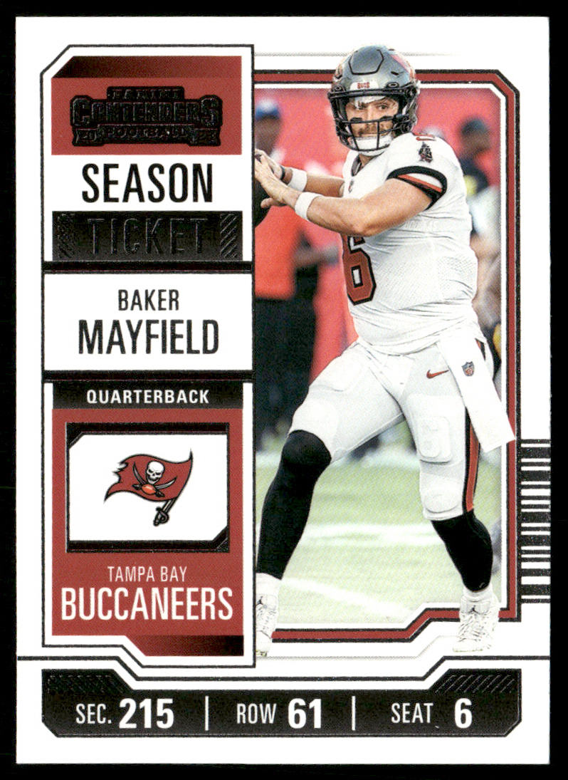Baker Mayfield 2023 Panini Contenders Season Ticket Retail #92 Buccaneers