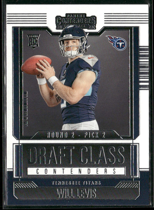 Will Levis 2023 Panini Contenders Draft Class Contenders #25 Tennessee Titans