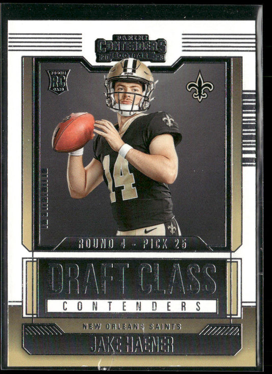 Jake Haener 2023 Panini Contenders Draft Class Contenders #10 New Orleans Saints