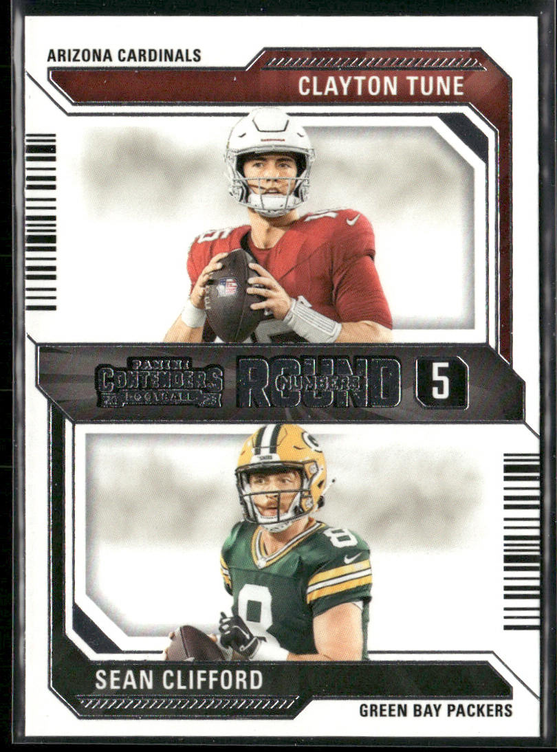 Clayton Tune / Sean Clifford 2023 Panini Contenders Round Numbers #21
