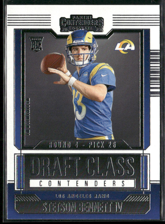 Stetson Bennett IV 2023 Panini Contenders Draft Class Contenders #20 Rams