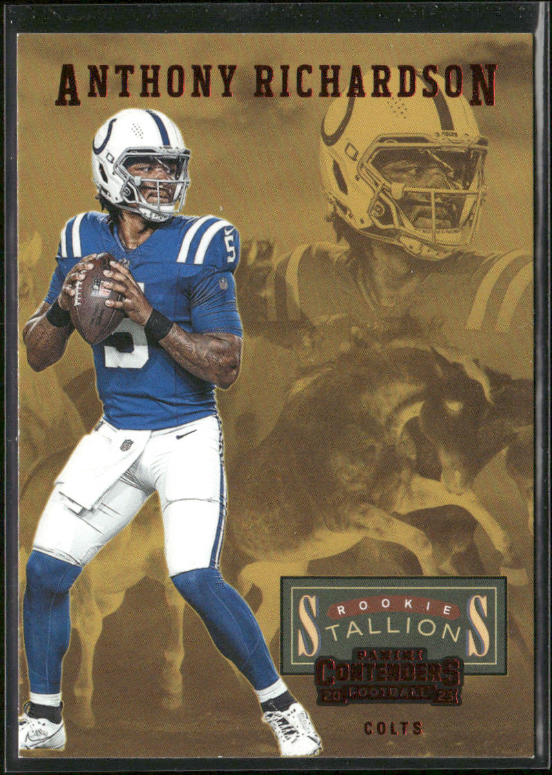 Anthony Richardson 2023 Panini Contenders Rookie Stallions Red #2 Colts