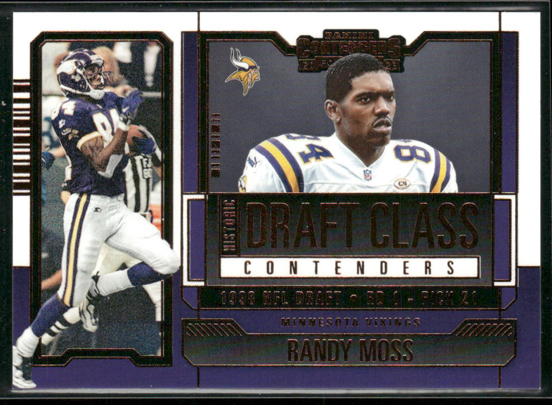 Randy Moss 2023 Panini Contenders Historic Draft Class Contenders Bronze #HDC-RM