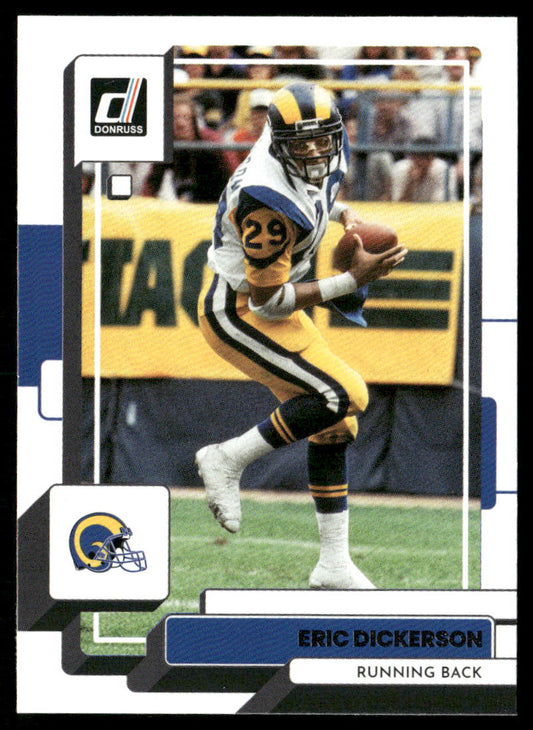 Eric Dickerson 2022 Donruss #14 Los Angeles Rams