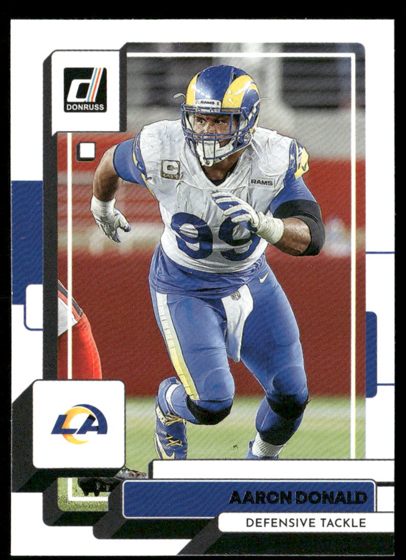 Aaron Donald 2022 Donruss #18 Los Angeles Rams