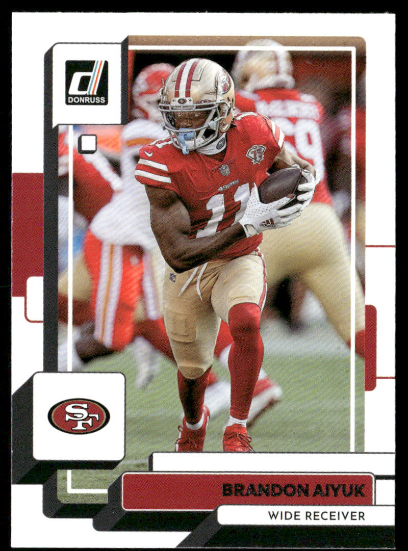 Brandon Aiyuk 2022 Donruss #21 San Francisco 49ers