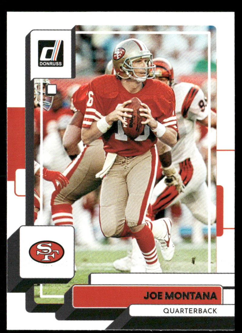 Joe Montana 2022 Donruss #23 San Francisco 49ers