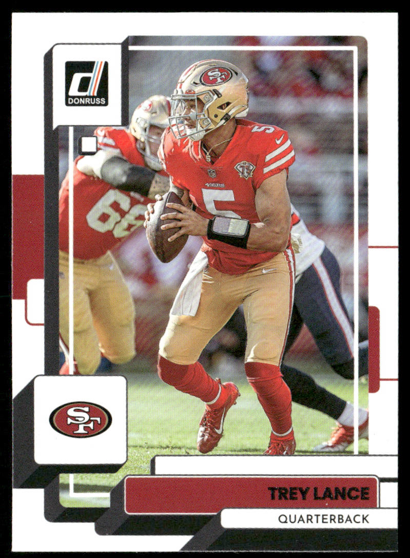 Trey Lance 2022 Donruss #25 San Francisco 49ers