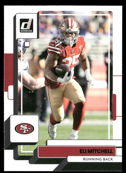 Eli Mitchell 2022 Donruss #26 San Francisco 49ers