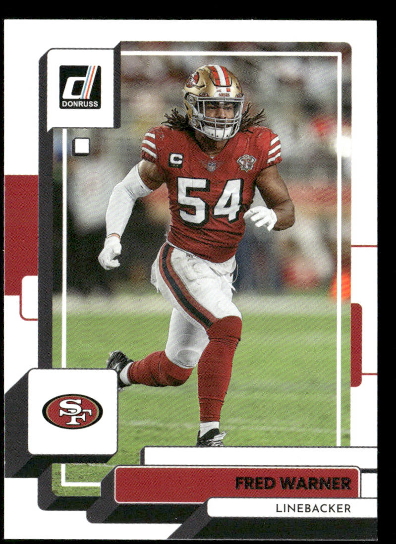 Fred Warner 2022 Donruss #28 San Francisco 49ers