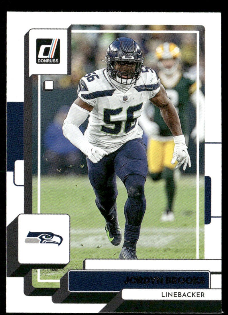 Jordyn Brooks 2022 Donruss #35 Seattle Seahawks