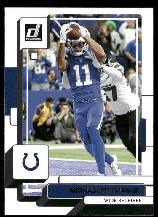 Michael Pittman Jr. 2022 Donruss #48 Indianapolis Colts