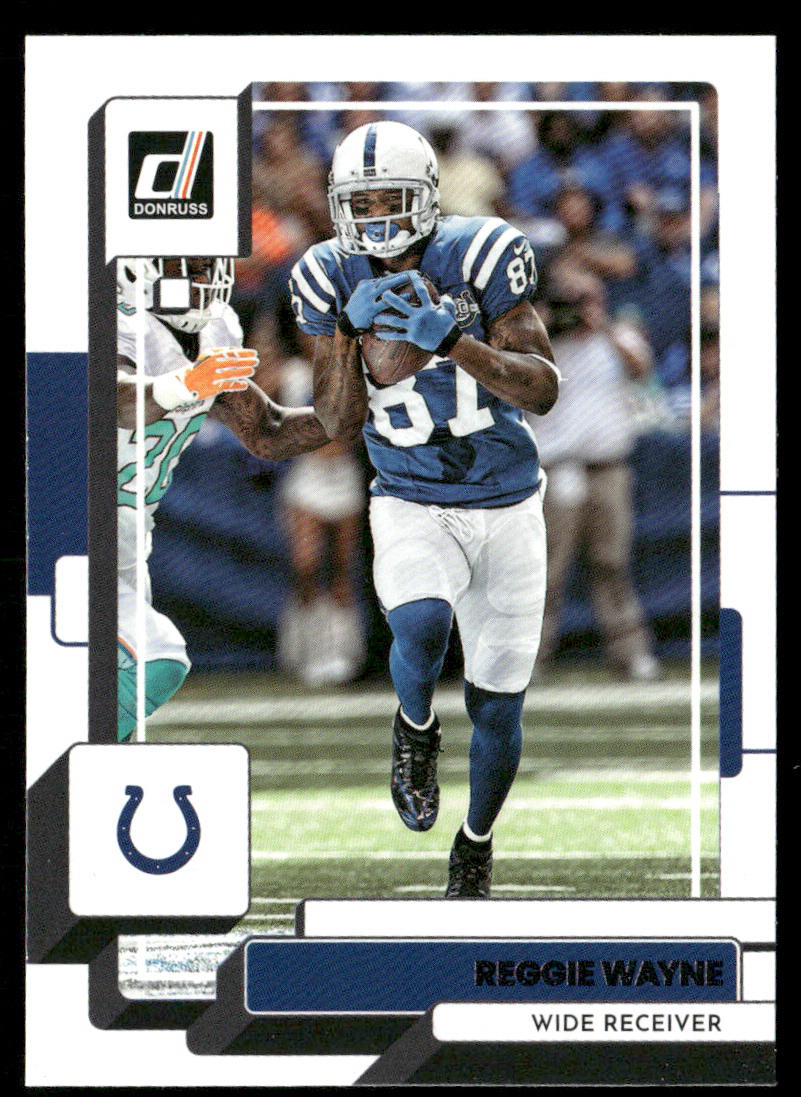 Reggie Wayne 2022 Donruss #51 Indianapolis Colts