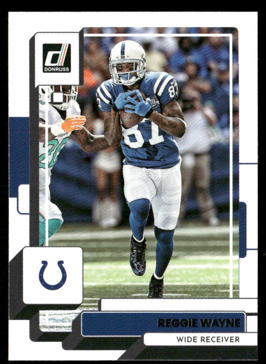 Reggie Wayne 2022 Donruss #51 Indianapolis Colts