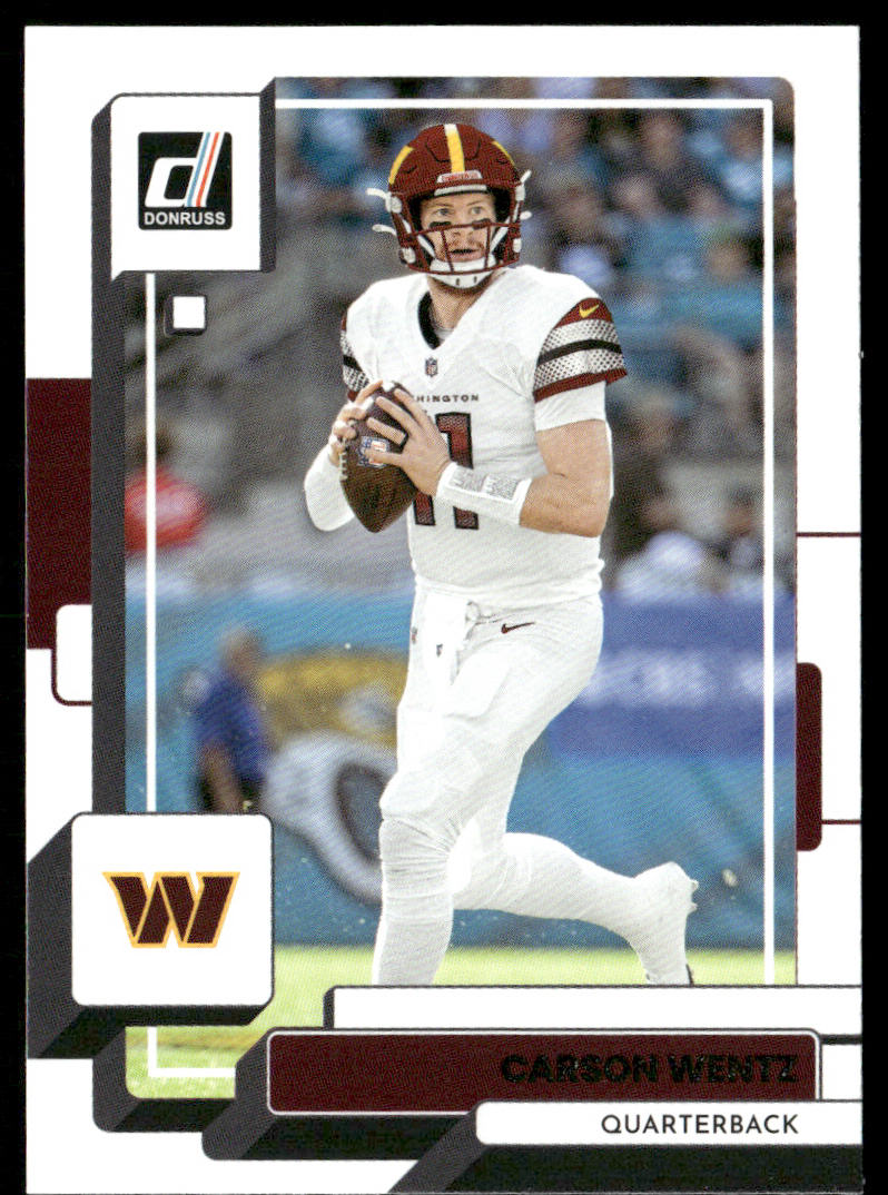 Carson Wentz 2022 Donruss #52 Washington Commanders