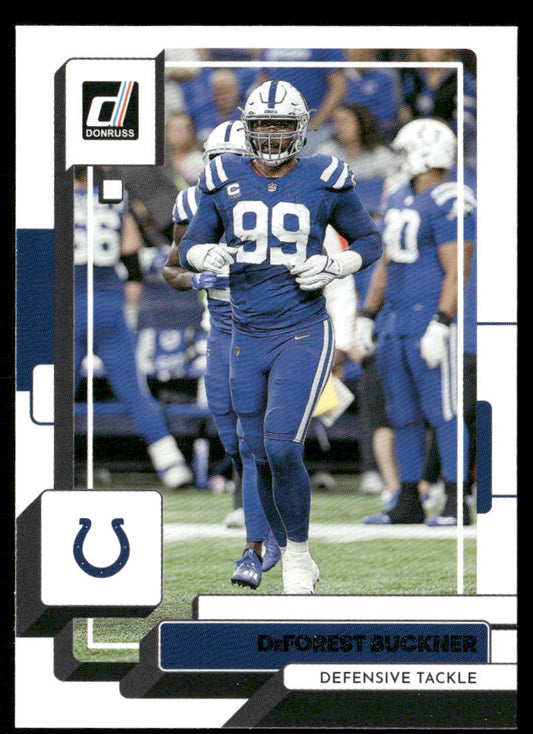 DeForest Buckner 2022 Donruss #55 Indianapolis Colts