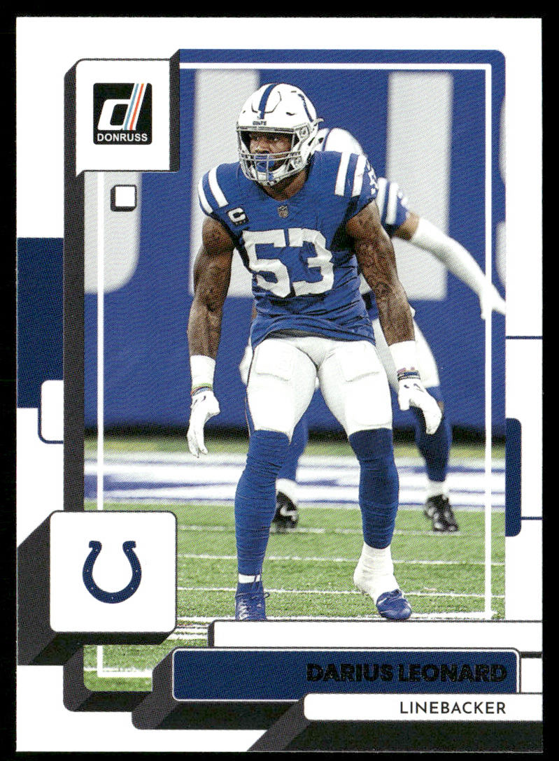 Darius Leonard 2022 Donruss #56 Indianapolis Colts