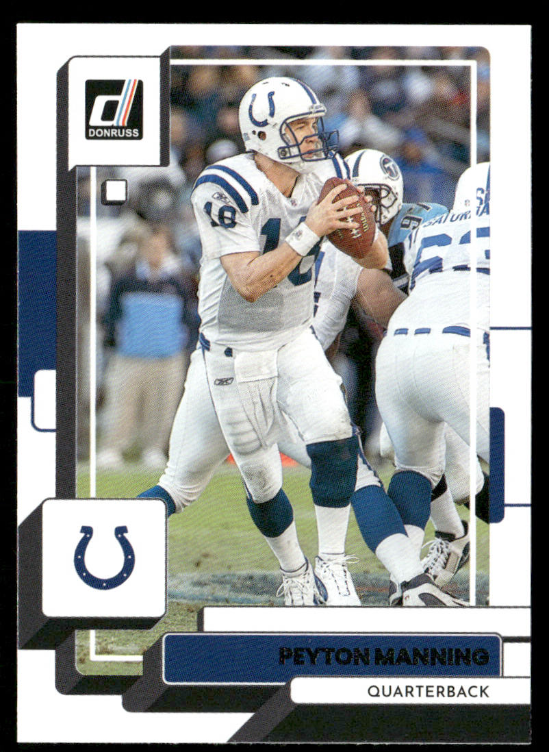 Peyton Manning 2022 Donruss #57 Indianapolis Colts